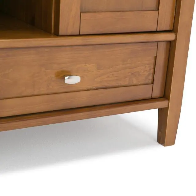 Alt view image 3 of 7 - Warm Shaker - TV Media Stand - Light Golden Brown