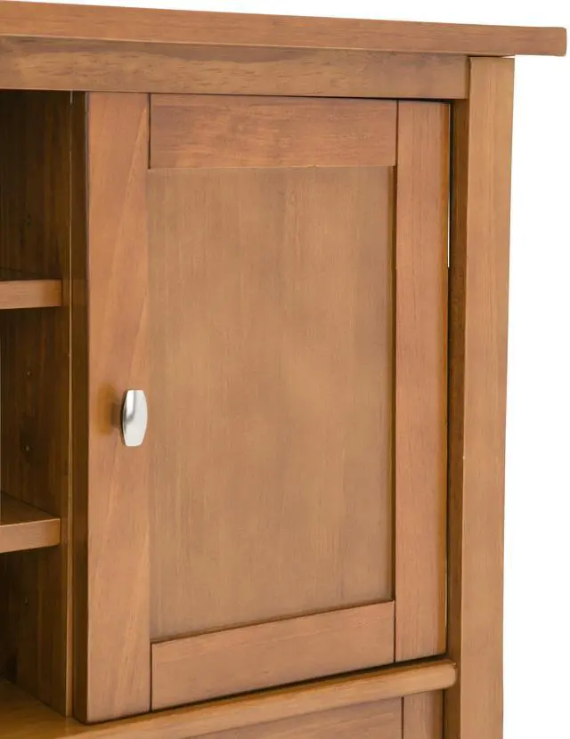 Alt view image 4 of 7 - Warm Shaker - TV Media Stand - Light Golden Brown