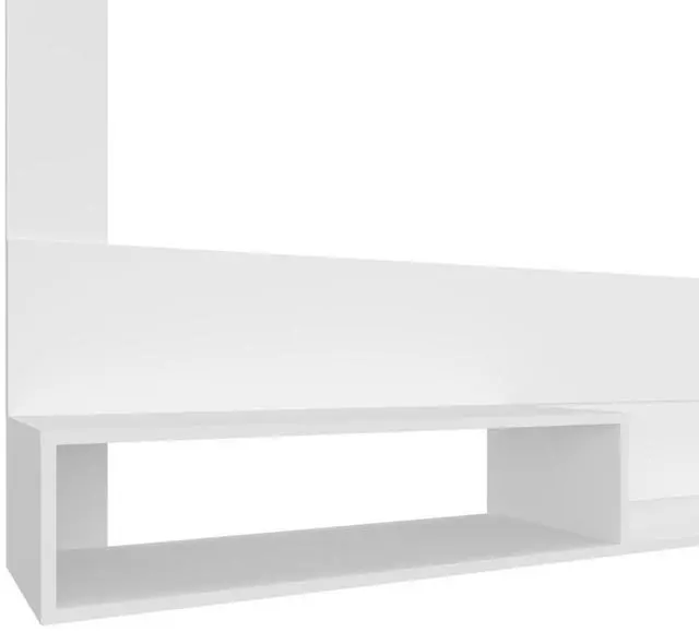 Alt view image 3 of 7 - Floating Entertainment Center Albuquerque, Living Room, White