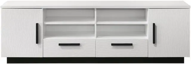 Alt view image 2 of 6 - Matilda 70.5" White Finish TV Stand with Drawers