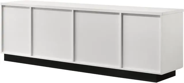 Alt view image 5 of 6 - Matilda 70.5" White Finish TV Stand with Drawers