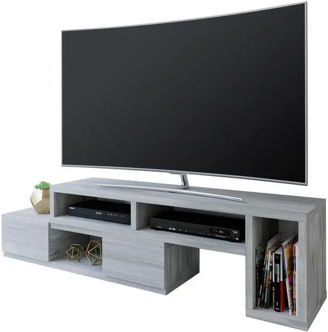 Alt view image 2 of 7 - Techni Mobili Adjustable TV Stand Console for TV's Up to 65"