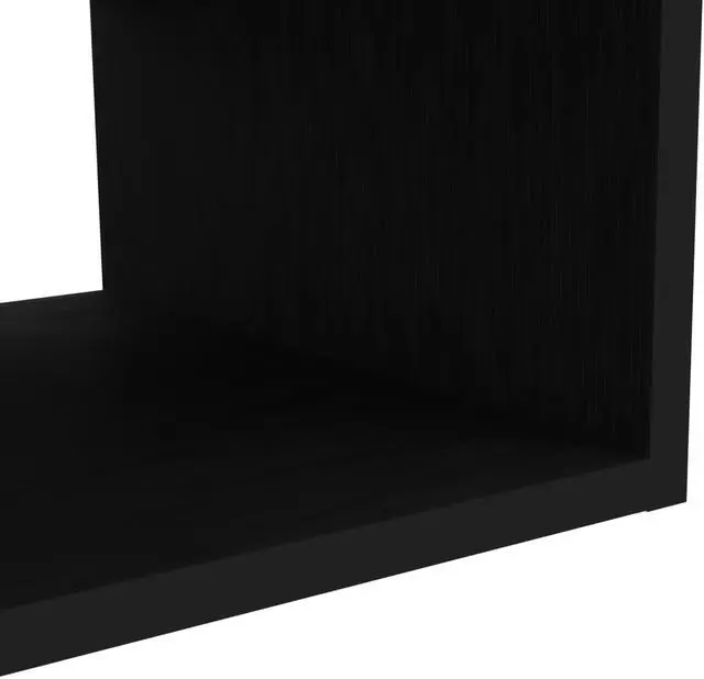 Alt view image 4 of 7 - Yankton Floating TV Stand with Spacious Shelves and Cable Management