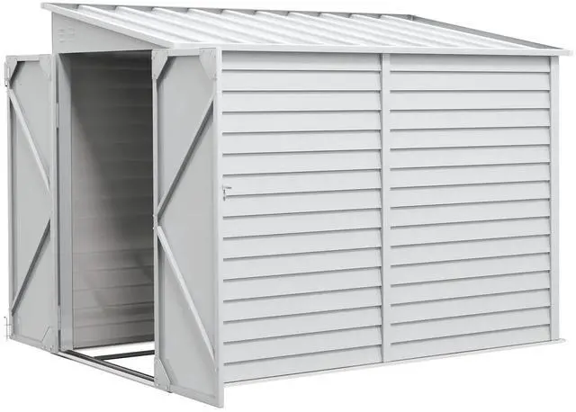 Alt view image 3 of 7 - Garden Shed Lockable Garden & Yard Tool & Outdoor Storage Shed Metal Storage Shed