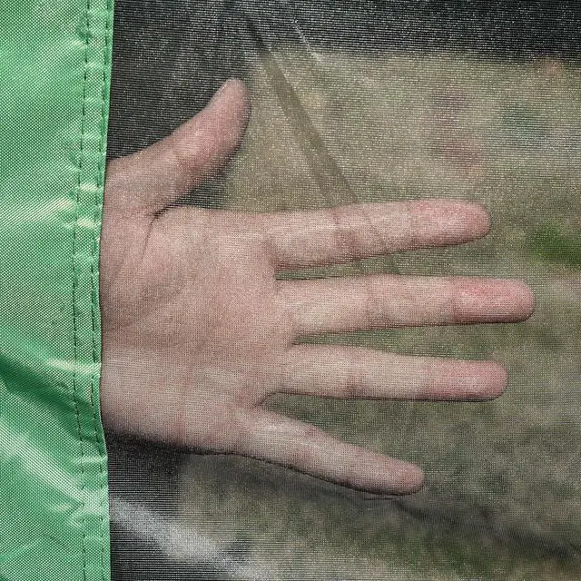 Alt view image 5 of 7 - Outsunny Pop Up Camping Canopy Gazebo Screen Shelter Tent with Single Person Easy Set-Up, Ventilating Mesh, Portable Carry Bag for Outdoor Camping Party Event, 7x7FT, Green