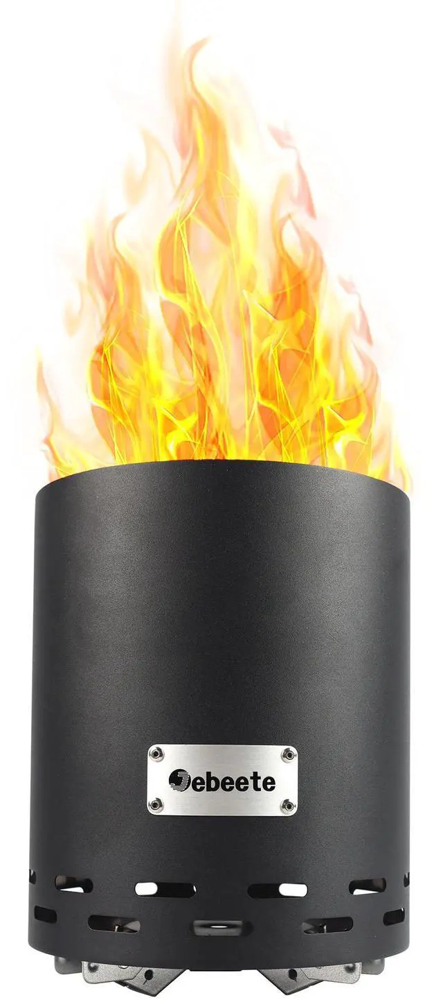 Main image of 10 in. H Smokeless Tabletop Fire Pit, Mini Tabletop Fireplace for Patio and Outdoor Camping