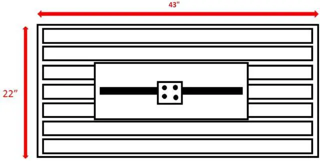Alt view image 5 of 5 - 25 H x 42 W Steel Outdoor Fire Pit Table with Lid