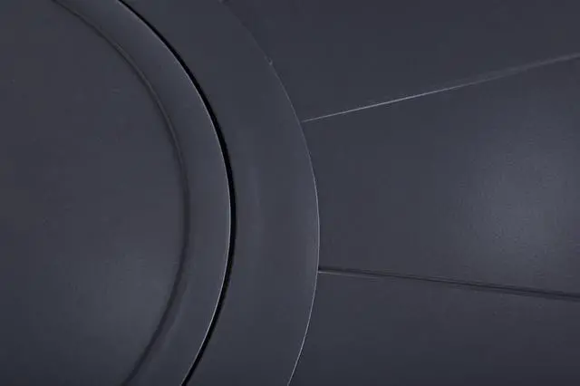 Alt view image 5 of 5 - 25" H x 32" W Aluminum Outdoor Fire Pit Table with Lid(Mixed Gray)