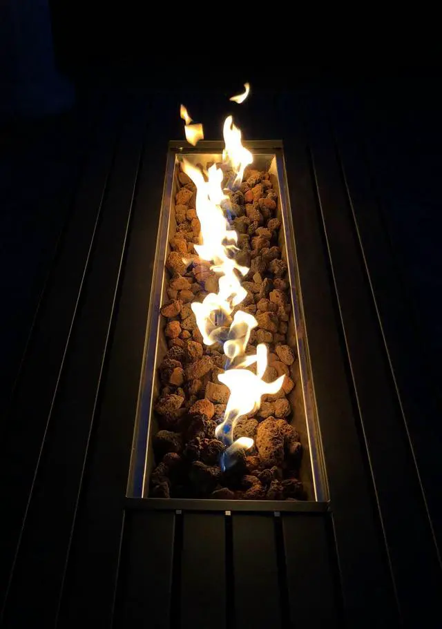 Alt view image 4 of 5 - Casselton Steel Propane/Natural Gas Outdoor Fire Pit Table with Lid
