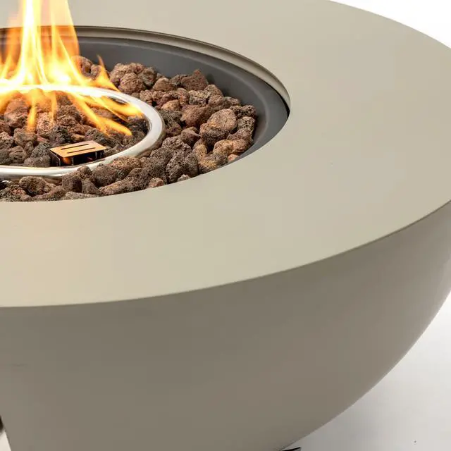 Alt view image 3 of 7 - 36_inch Round Iron Fire Pit Table