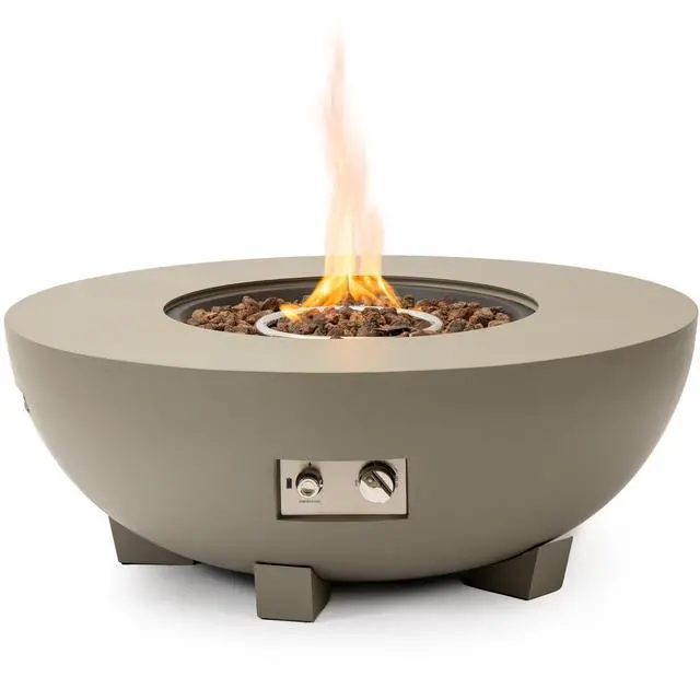 Alt view image 5 of 7 - 36_inch Round Iron Fire Pit Table