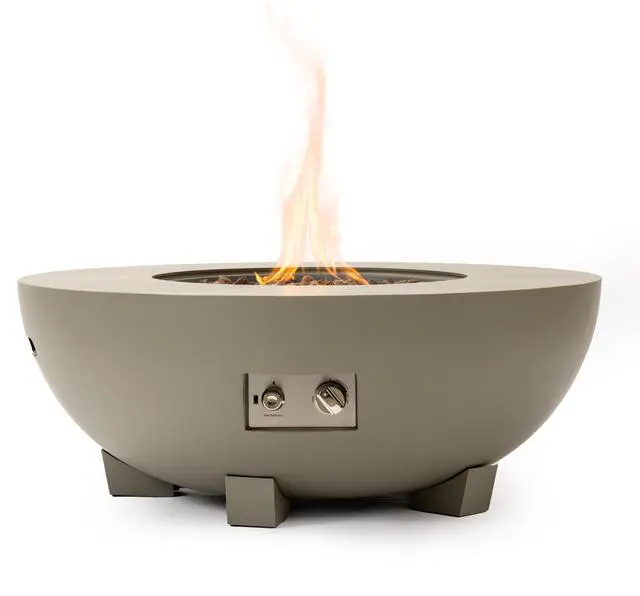 Alt view image 6 of 7 - 36_inch Round Iron Fire Pit Table