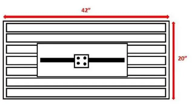 Alt view image 5 of 5 - Steel Propane/Natural Gas Outdoor Fire Pit Table with Lid