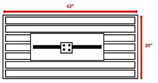 Alt view image 6 of 6 - Steel Propane/Natural Gas Outdoor Fire Pit Table with Lid
