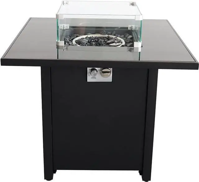 Alt view image 5 of 6 - Outdoor Fire Pit for Outdoor Home Garden Backyard Fireplace (30 Inch Steel Black Color)