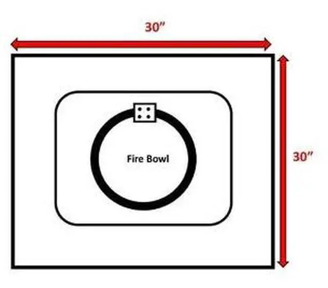 Alt view image 6 of 6 - Outdoor Fire Pit for Outdoor Home Garden Backyard Fireplace (30 Inch Steel Black Color)