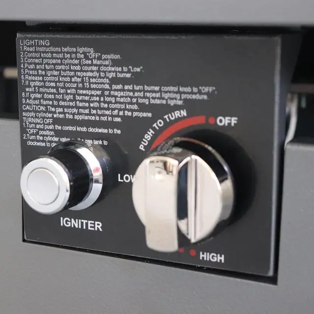 Alt view image 2 of 5 - 25" H x 42" W Steel Outdoor Fire Pit Table with Lid