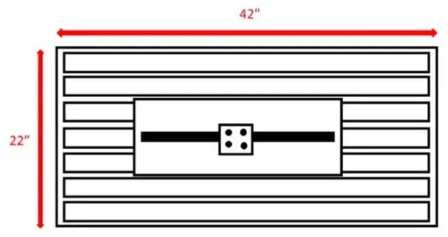 Alt view image 5 of 5 - 25" H x 42" W Steel Outdoor Fire Pit Table with Lid
