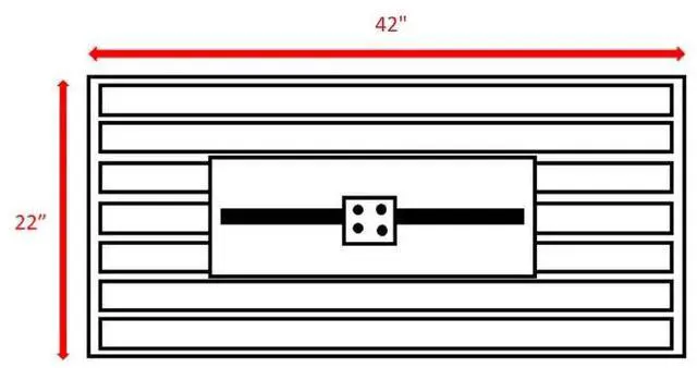 Alt view image 6 of 6 - 25" H x 42" W Steel Outdoor Fire Pit Table with Lid