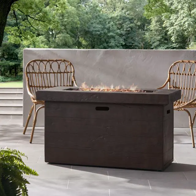 Main image of CUSTER 45'RECTANGULAR  MGO FIRE PIT  - 50,000 BTU