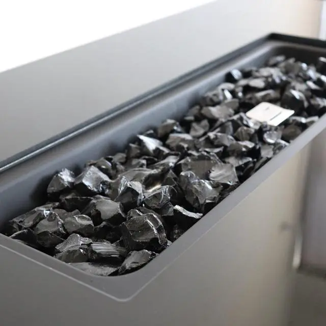 Alt view image 4 of 5 - 25" H x 42" W Steel Outdoor Fire Pit Table with Lid