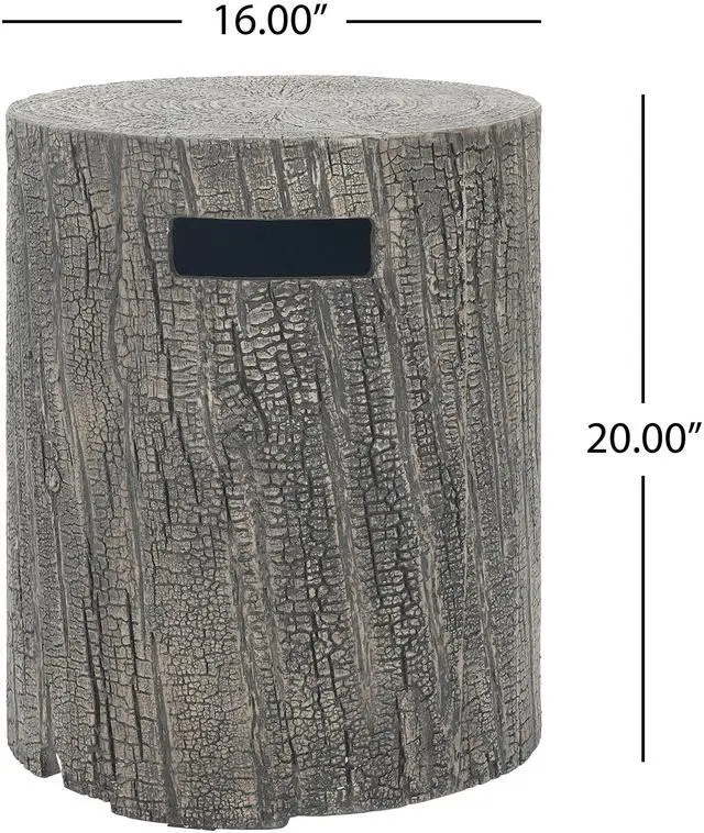 Alt view image 3 of 7 - 16x20 inch MGO Tank Holder/Side Table, Light Grey