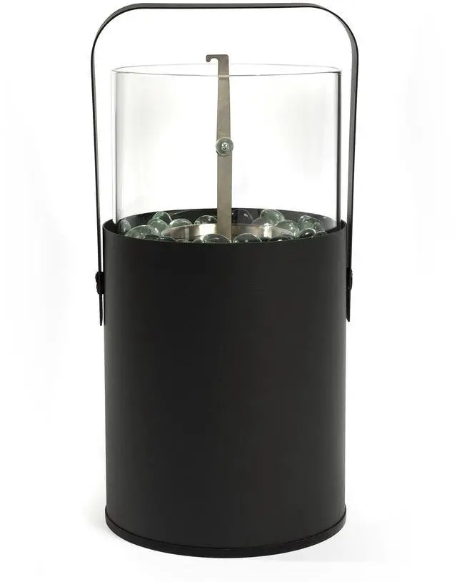 Alt view image 3 of 6 - Black Ethanol Fire Pit, Tabletop Fire Pit, Mini Fire Pit, Portable Fireplace for Indoor & Garden for Dinner Parties, Home Decoration