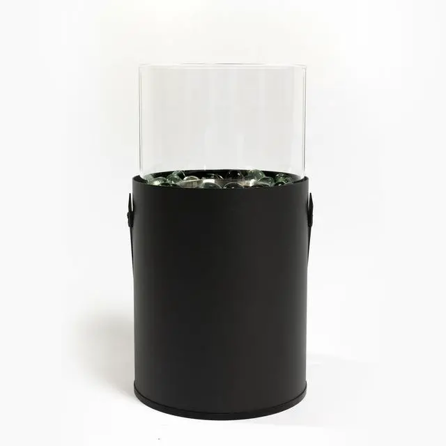 Alt view image 4 of 6 - Black Ethanol Fire Pit, Tabletop Fire Pit, Mini Fire Pit, Portable Fireplace for Indoor & Garden for Dinner Parties, Home Decoration