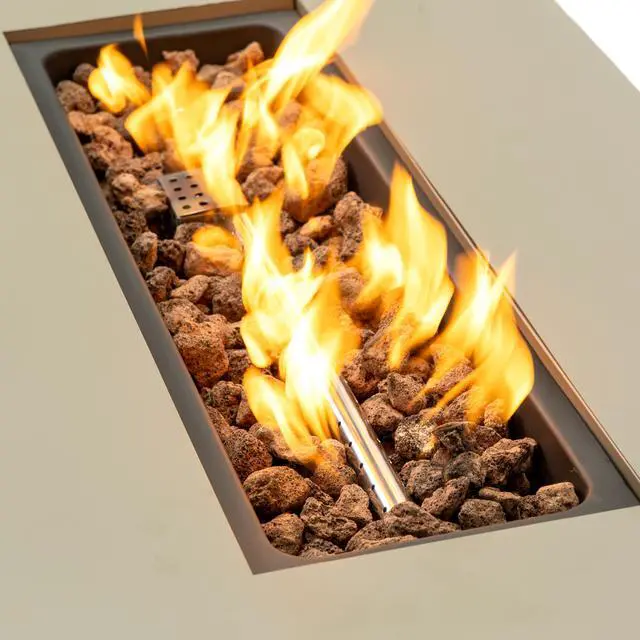 Alt view image 4 of 7 - 42_inch  Iron Fire Pit Table