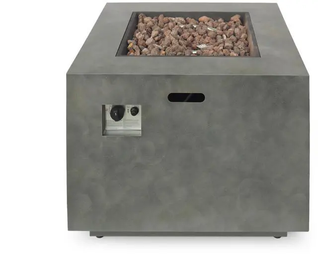 Alt view image 2 of 7 - SQUARE IRON FIRE PIT-50 000 BTU