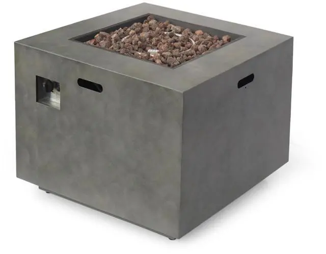 Alt view image 5 of 7 - SQUARE IRON FIRE PIT-50 000 BTU
