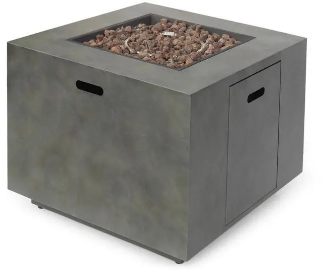 Alt view image 7 of 7 - SQUARE IRON FIRE PIT-50 000 BTU