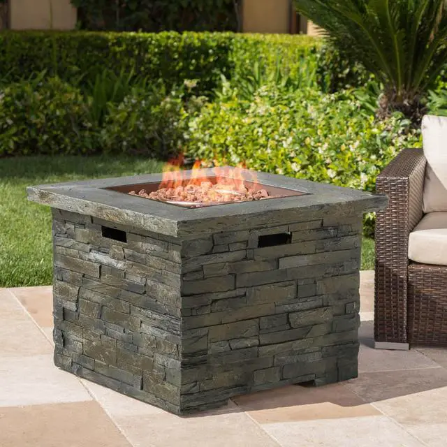 Main image of 35" SQUARE MGO FIRE PIT - 40000 BTU.