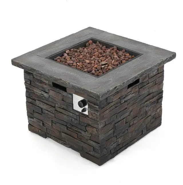Alt view image 7 of 7 - 35" SQUARE MGO FIRE PIT - 40000 BTU.