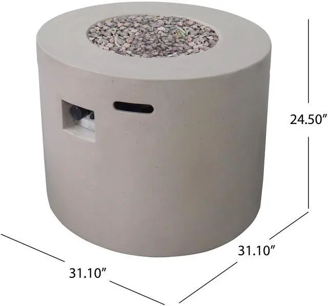 Alt view image 6 of 7 - 31" ROUND MGO FIRE PIT- 40 000 BTU