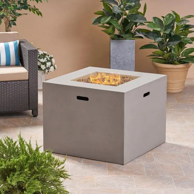 Alt view image 4 of 7 - AIDAN 31" SQUARE FIRE PIT - 40,000 BTU