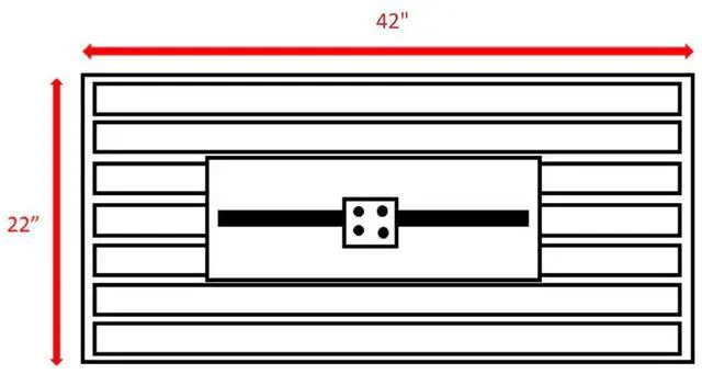 Alt view image 5 of 5 - 25'' H x 42'' W Steel Outdoor Fire Pit Table with Lid
