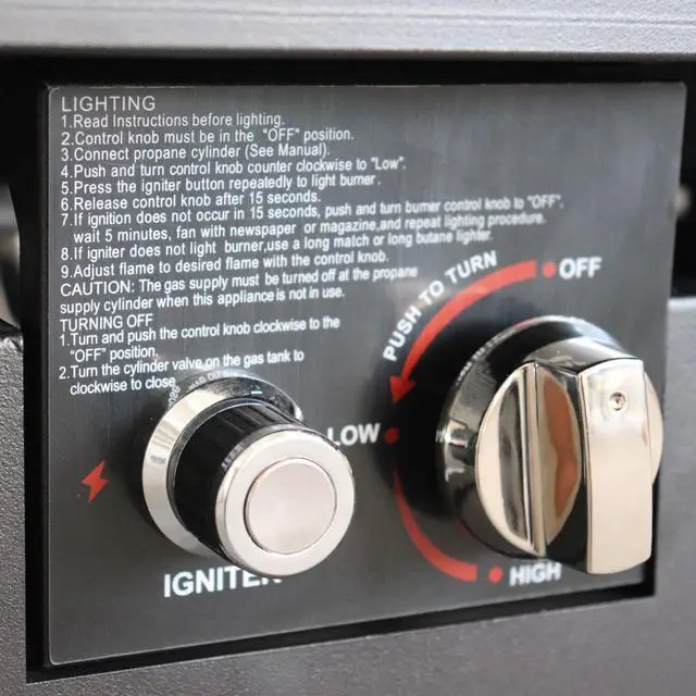 Alt view image 4 of 5 - 25'' H x 42'' W Steel Outdoor Fire Pit Table with Lid