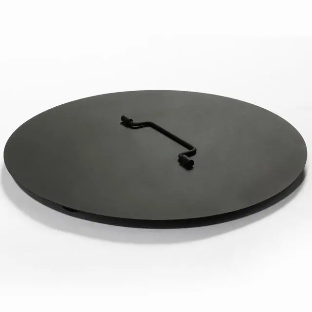 Alt view image 4 of 7 - 15" Propane Tabletop Gas Fire, 40000 BTU Round Steel Fire Pit for  Outdoor living room Garden Balcony -Black