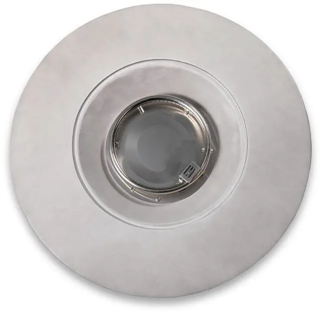 Alt view image 7 of 7 - 30" Propane Gas Fire Pit Table, 50000 BTU Round Concrete Fire Pit for Outside Patio Deck Garden Backyard- Light Gray