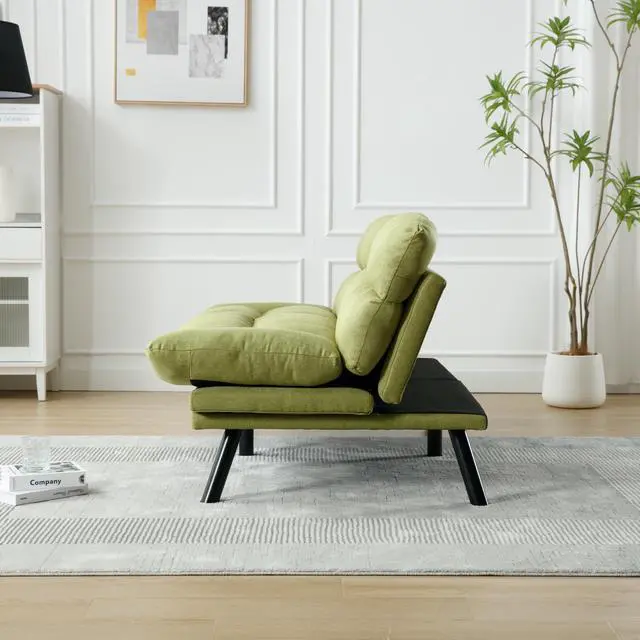 Alt view image 7 of 7 - UNITED WE WIN Furniture,Bedroom furniture,Living room furniture,sofa with thick cushion,Sofa bed,Sleeper sofa with metal feet.