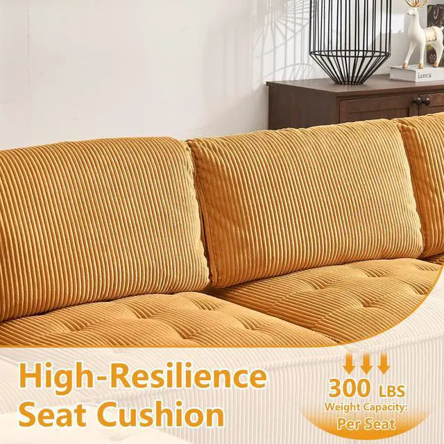 Alt view image 5 of 7 - UNITED WE WIN Modular Sectional Sofa U Shaped Modular Couch with Reversible Chaise Modular Sofa Sectional Couch,6- Seat Convertible Sofa,Fit for Living Room