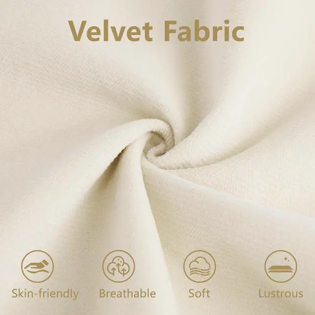 Alt view image 4 of 7 - Over Size Modern Two-seater Sofa with Ottoman, Velvet 2-Seater with Round Bolster Armrests,With Waist Pillow and Throw Pillows,Small L Shape Sofa For Living Room, Reading Room , Loft and Bedroom,Cream