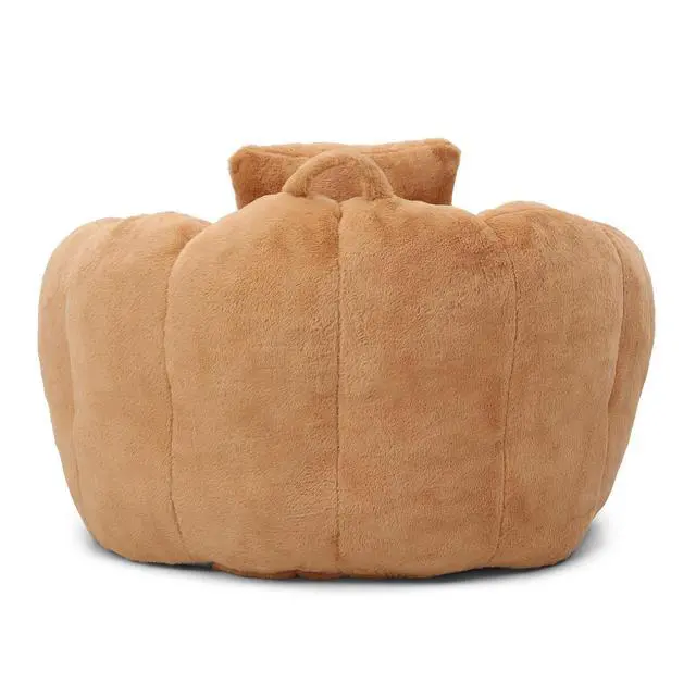 Alt view image 5 of 7 - Giant Bean Bag Chair, Oversized Bean Bag Couch for Adults and Kids, Faux Fur Shell-Shaped Large Chair with Filler, Stuffed Big Accent Sofa Lounge Floor Sofa for Gaming,Reading Living Room Bedroom