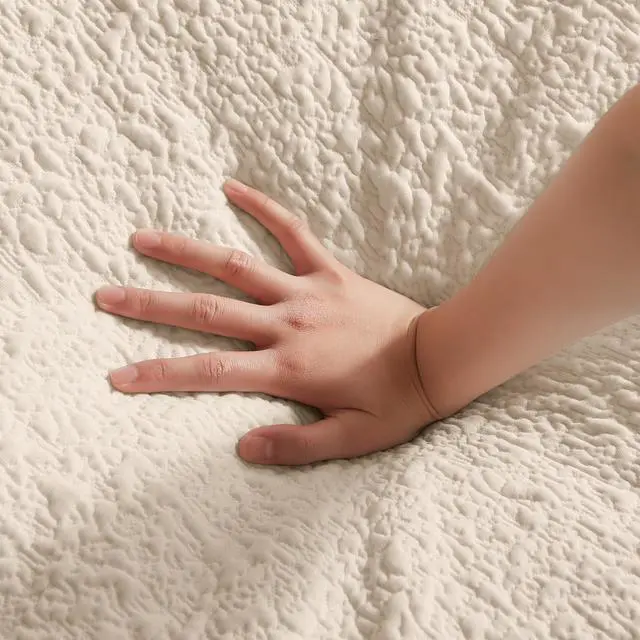 Alt view image 4 of 6 - 110" Cloud Sectional Couches for Living Room, Convertible L-Shape Couch with Ottoman, 3 Seater Modular Sectional Sofa, Warm White Beige