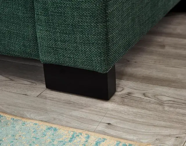 Alt view image 7 of 7 - Two Pieces 2+3 Seater Sofa Modern Style Living Room Sofa Fabric Couch,Square Arm Sofa with Cup Holder,Storage Sofa,Upholstered Polyester Green