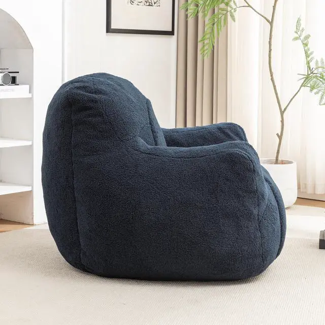 Alt view image 5 of 7 - Bean Bag Chair with Filler, Bean Bag Sofa with Tufted Soft Stuffed Filling, Fluffy and Lazy Sofa, Comfy Cozy BeanBag Chairs with Memory Foam for Dorm, Apartment, Living Room