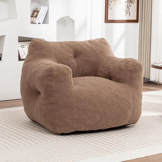 Main image of Bean Bag Chair, Bean Bag Sofa Chair with Armrests Stuffed High-Density Foam, Lazy Sofa Comfy Chairs BeanBag Chair for Adults in Living Room,Bedroom Reading