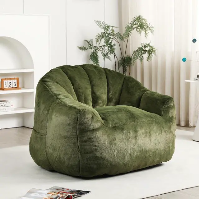 Main image of Bean Bag Chair, Bean Bag Sofa Chair with Armrests Stuffed High-Density Foam, Lazy Sofa Comfy Chairs BeanBag Chair for Adults in Living Room,Bedroom Reading