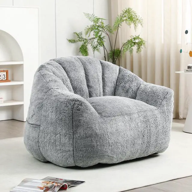 Main image of Bean Bag Chair, Bean Bag Sofa Chair with Armrests Stuffed High-Density Foam, Lazy Sofa Comfy Chairs BeanBag Chair for Adults in Living Room,Bedroom Reading